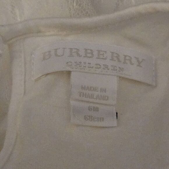 BURBERRY Baby Tulle Dress Ivory Size 3months - Picture 8 of 10